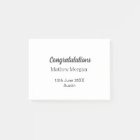 Félicitations félicitations diplômé nom année clas