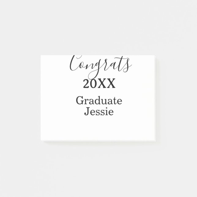 Post-it® Félicitations simples pour la remise des diplômes  (Devant)