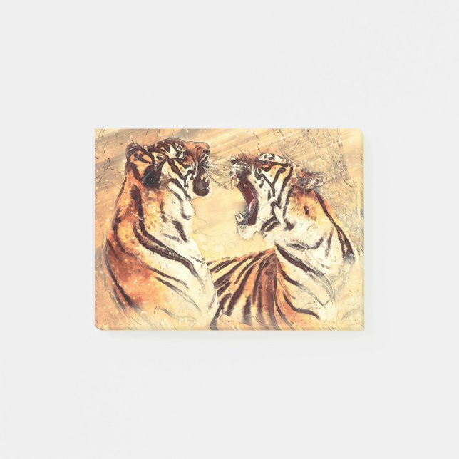 Post-it® Féline de chat de tigre du Bengale Mammifère exoti (Devant)