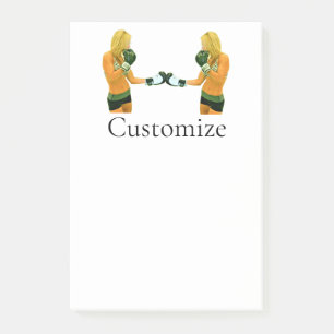 Post-it® Female Fitness Model boxing Thunder_Cove