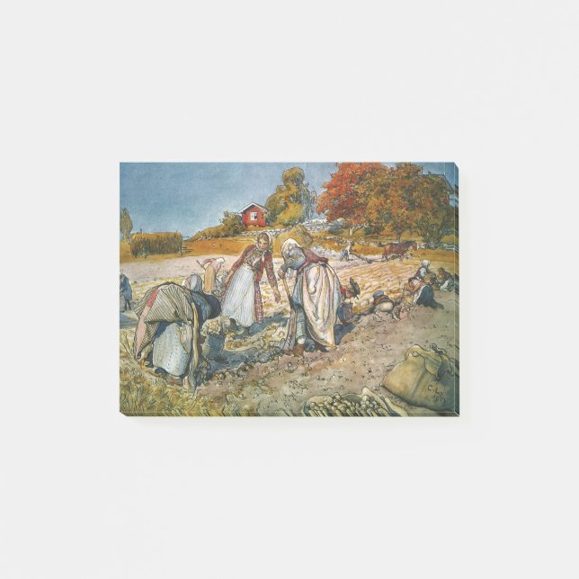Post-it® Femmes creusant des pommes de terre (Devant)
