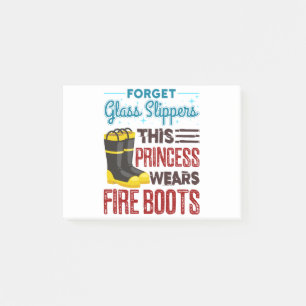 Post-it® Femmes Pompiers Cette Princesse Porte Des Bottes D