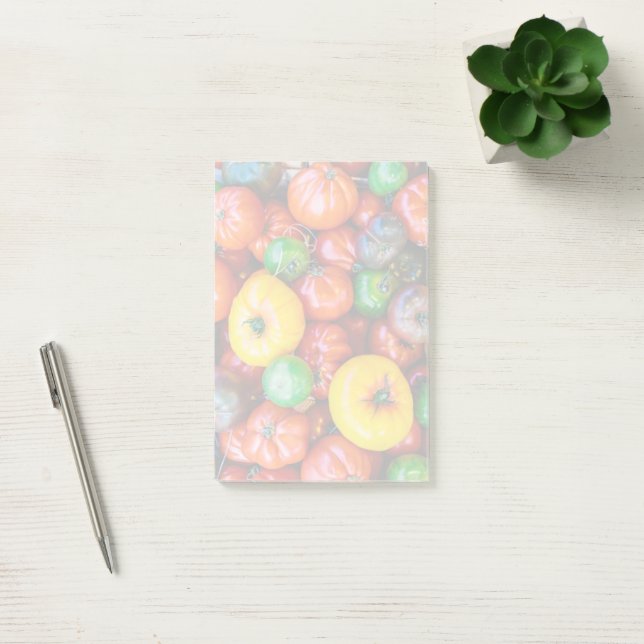 Post-it® Fermes | Récolte colorée de tomates (Bureau)