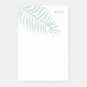 Post-it® Fern Leaf Motif - notes - personnalisation