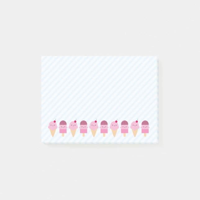 Post-it® Festins de crème glacée d'été (Devant)