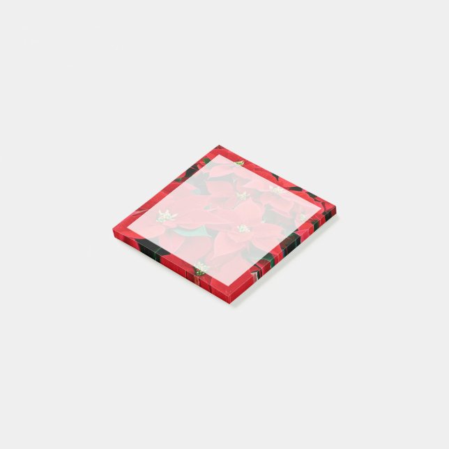 Post-it® Fête de Poinsettia (Incliné)