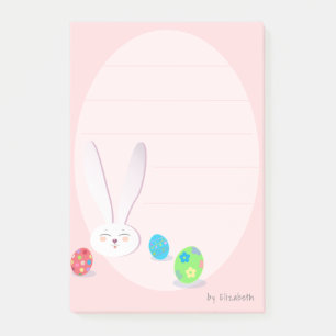 Post-it® FÊTE DE VACANCES HEUREUSE de PÂQUES de LAPIN