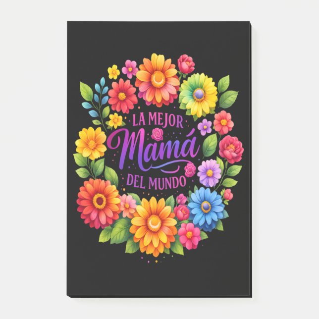 Post-it® Fête des Mères La Meilleure Maman Du Monde (Devant)