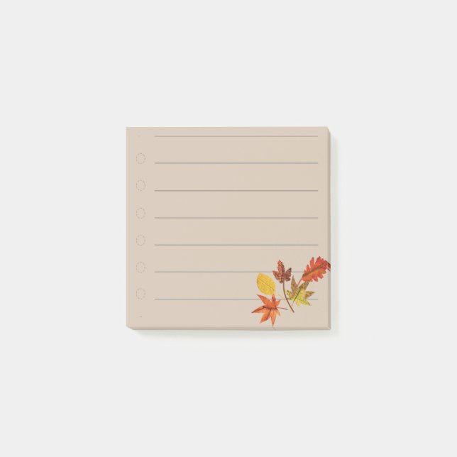 Post-it® Feuilles d'automne (Devant)