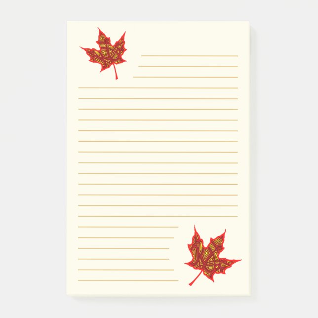 Post-it® Feuilles d'automne (Devant)