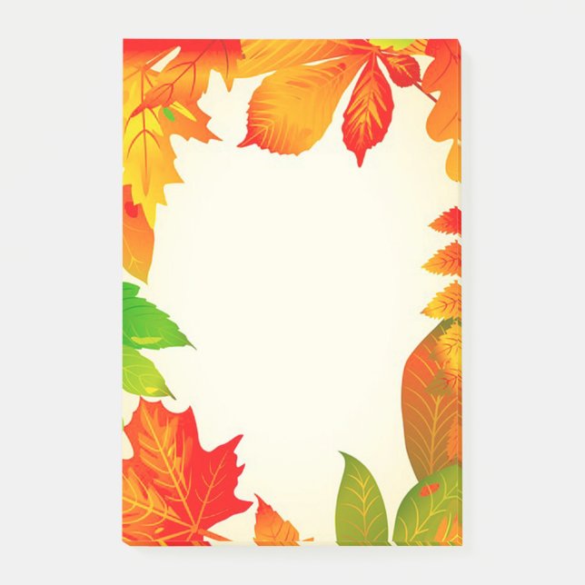 Post-it® Feuilles d'automne (Devant)