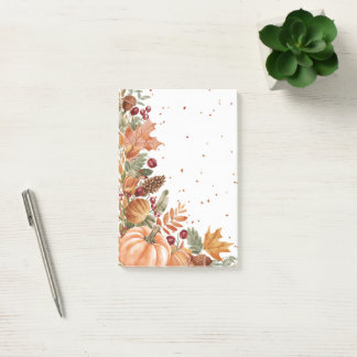 Post-it® Feuilles d'automne et Citrouille