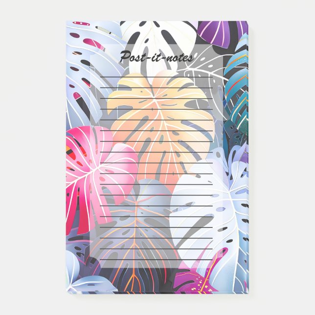 Post-it® Feuilles de la Monstera d'été tropicale (Devant)