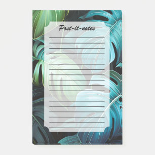 Post-it® Feuilles de Monstera Botanique Feuillage de la Jun