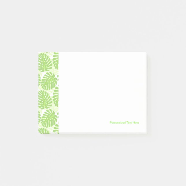 Post-it® Feuilles De Plante Tropical - Monstera Motif (Devant)