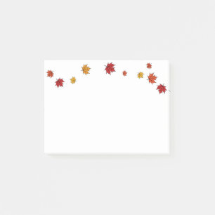 Post-it® Feuilles d'érable d'automne