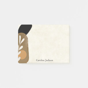 Post-it® Feuilles minimalistes et pierre personnalisées