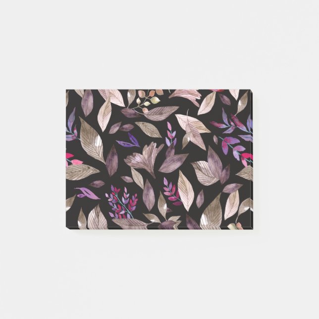 Post-it® Feuilles mortes à l'aquarelle (Devant)