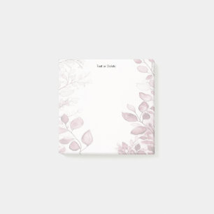 Post-it® Feuilles rouges modernes poster des notes