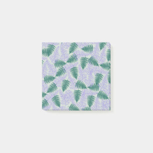 Post-it® Feuilles verts pourpre rétro les années 70 Fleur