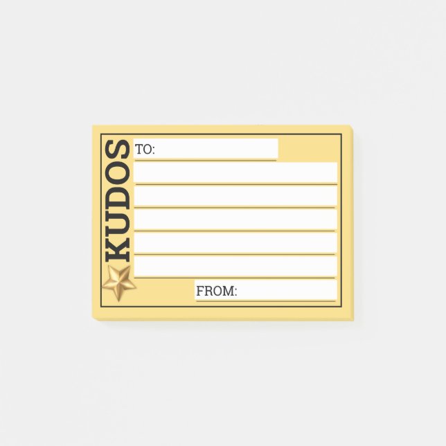 Post-it® Fiançailles couleur personnalisé valorise la recon (Devant)