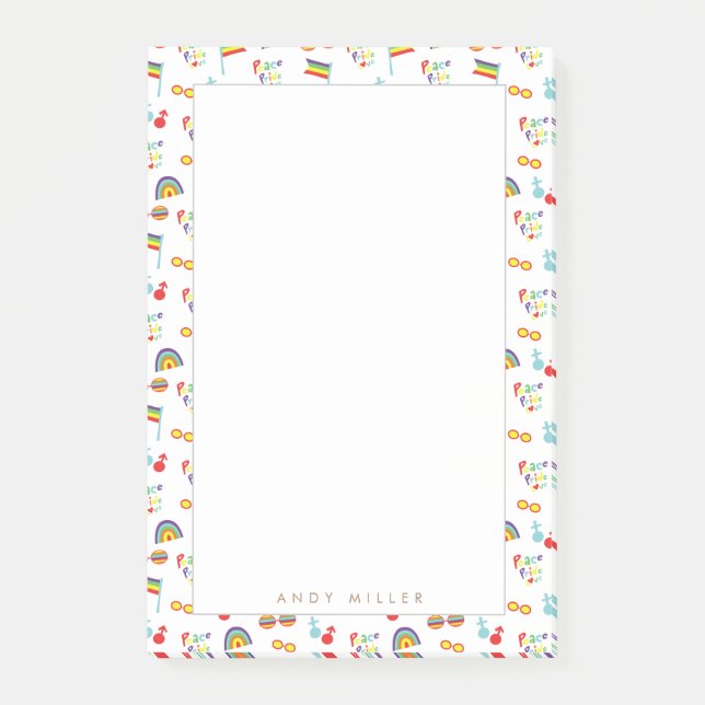 Post-it® Fierté amour de paix (Devant)