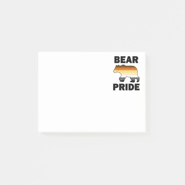 Post-it® Fierté de l'ours (Devant)
