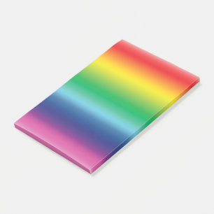 Post-it® Fierté rainbow couleurs dégradé motif moderne