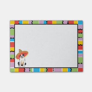 Post-it® Fiesta Boston Terrier