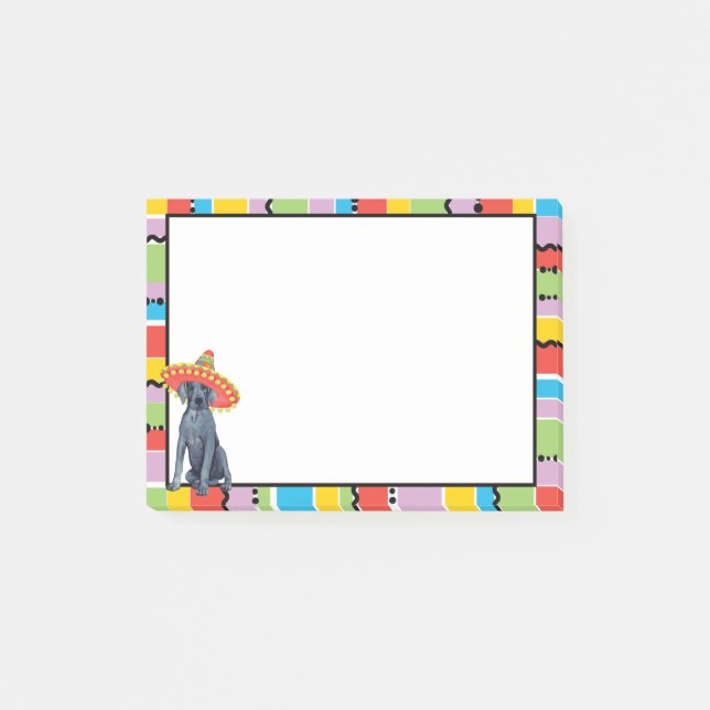 Post-it® Fiesta great dane (Devant)