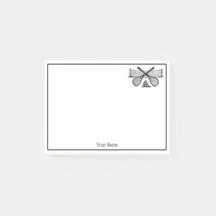 Post-it® Filet de tennis vintage sportif, raquettes croisée