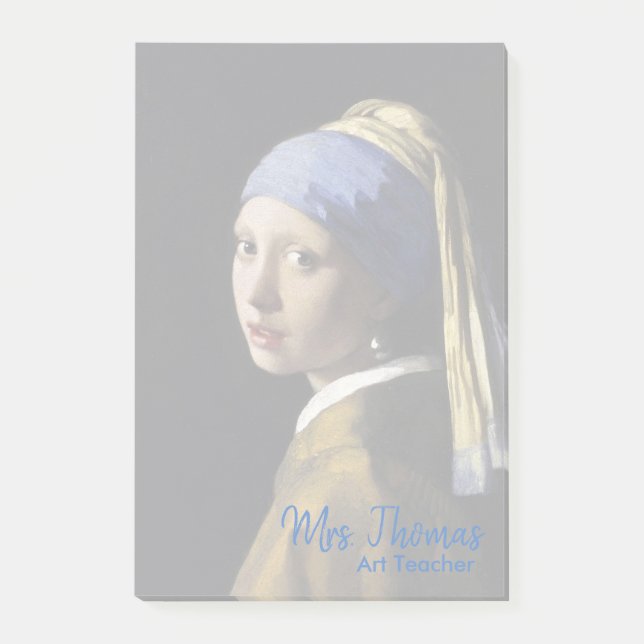 Post-it® Fille avec les notes de post-it de boucle (Devant)