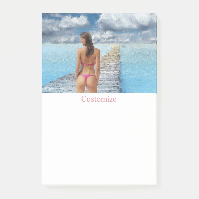 Post-it® Fille Bikini Thunder_Cove (Devant)