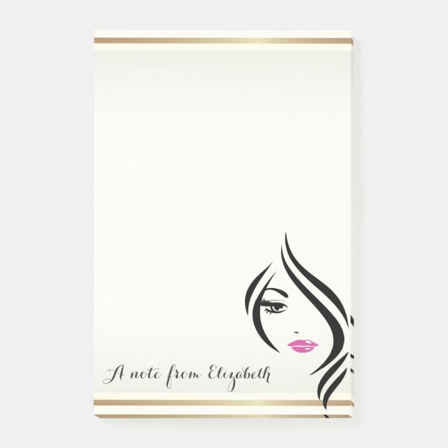 Post-it® Fille élégante et stylée girly (Devant)