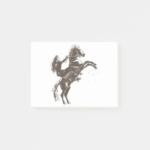 Post-it® Fille équestre - Cheval de selle