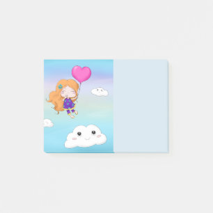 Post-it® Fille heureuse