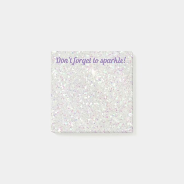 Post-it® Fille Parties scintillant Sparkle Publier des note (Devant)