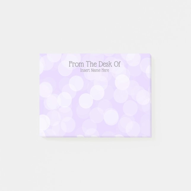 Post-it® Filles en pastel lunatiques de point de polka de (Devant)