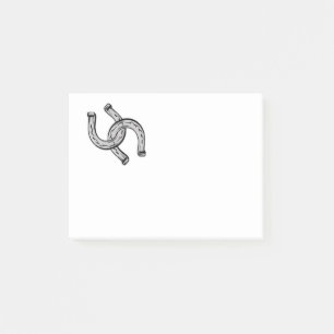 Post-it® Fils de cheval en noir