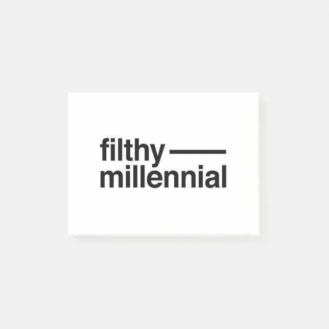 Post-it® Filthy Millennial (Devant)