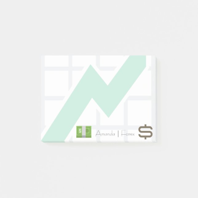 Post-it® Finance professionnelle Emojis (Devant)