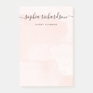 Post-it® Flair minimaliste Couleur d'aquarelle et script