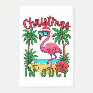Post-it® Flamant rose de Noël en juillet