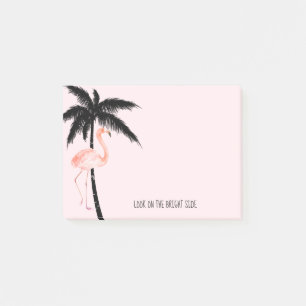 Post-it® Flamant rose Palmier Tropical