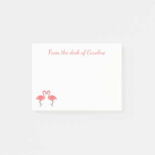 Post-it® Flamant rose rose Amour - Fête des mariées Mariage