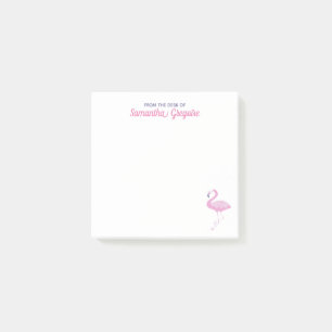 Post-it® Flamant rose rose Chic Du Bureau Du Nom