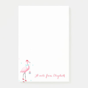 Post-it® Flamants Roses Adorables Présentent des Flocons de