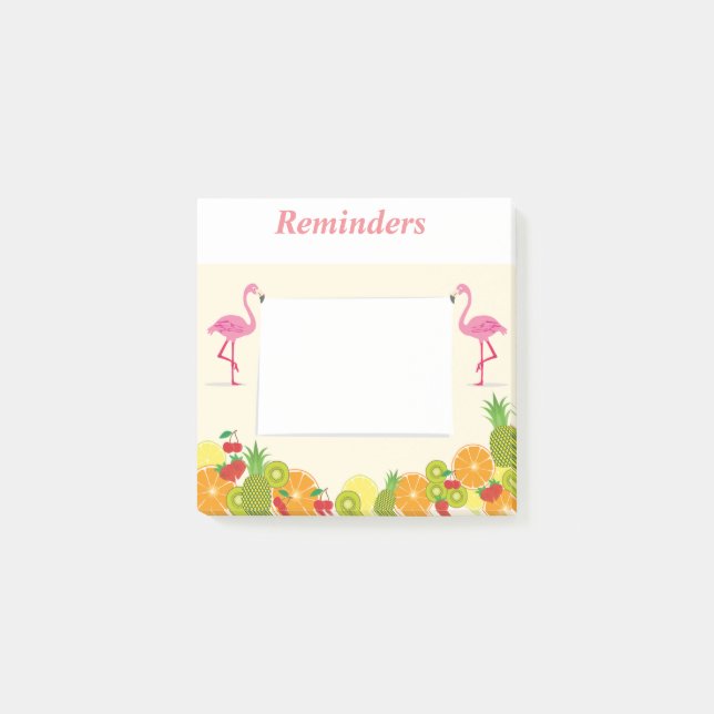 Post-it® Flamants roses roses (Devant)