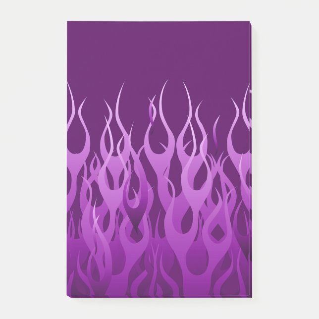 Post-it® Flammes de course violet cool (Devant)