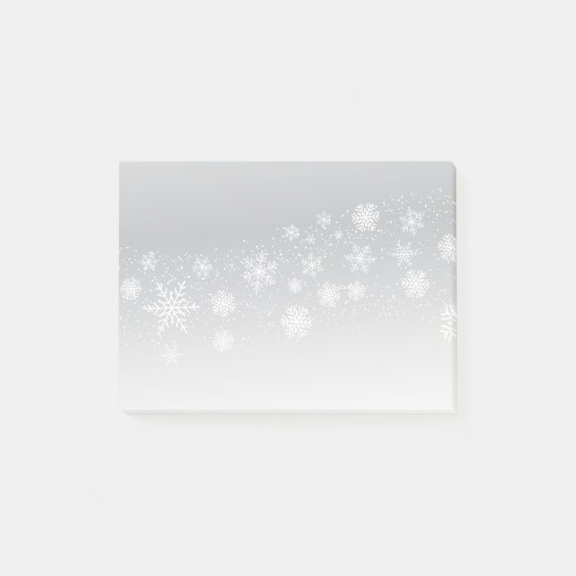 Post-it® Flammes de neige de vacances Post-it-Notes (Devant)